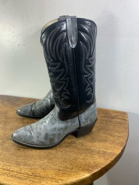 Made in USA cowboy leather boots